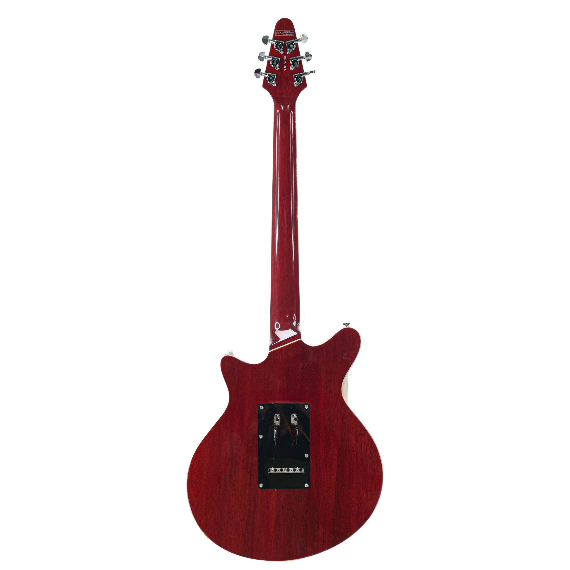 Harley Benton BM-75 Trans Red Deluxe Series