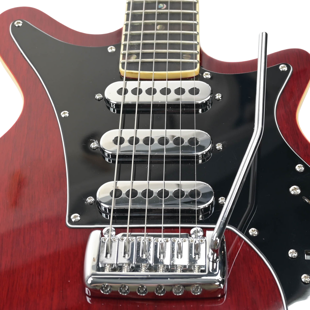 Harley Benton BM-75 Trans Red Deluxe Series