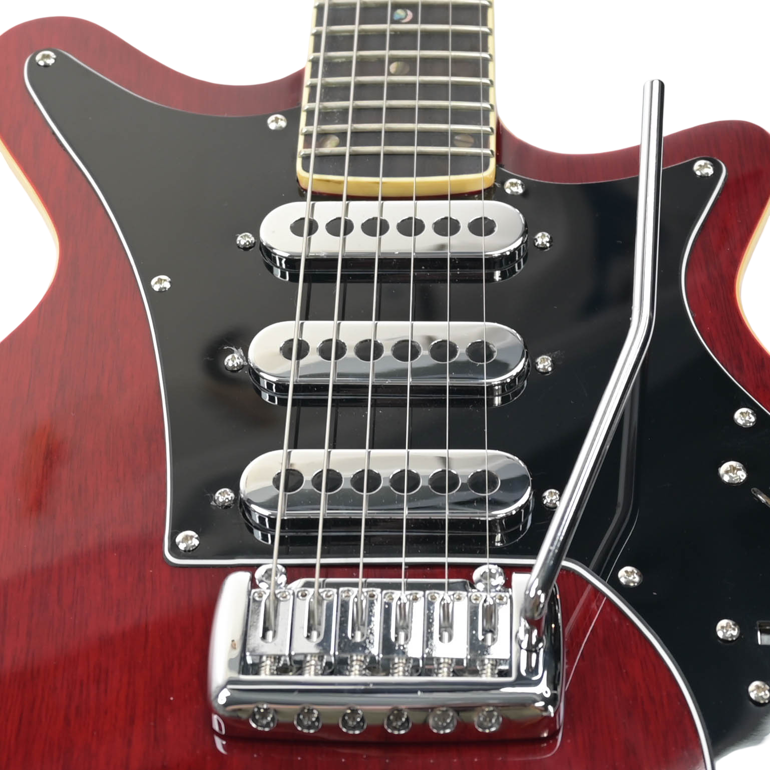 Harley Benton BM-75 Trans Red Deluxe Series