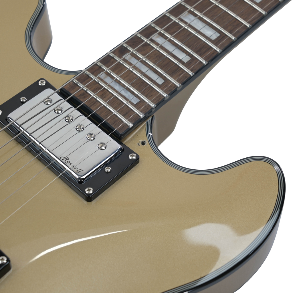 Harley Benton HB-35 Plus shore line gold
