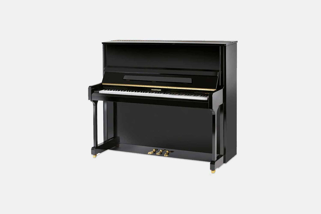 W. Hoffmann V-126 Zwart Hoogglans Piano