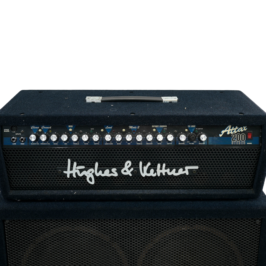 Hughes & Kettner ATTAX 200 Stereo Stack met 4*12" Cabinet
