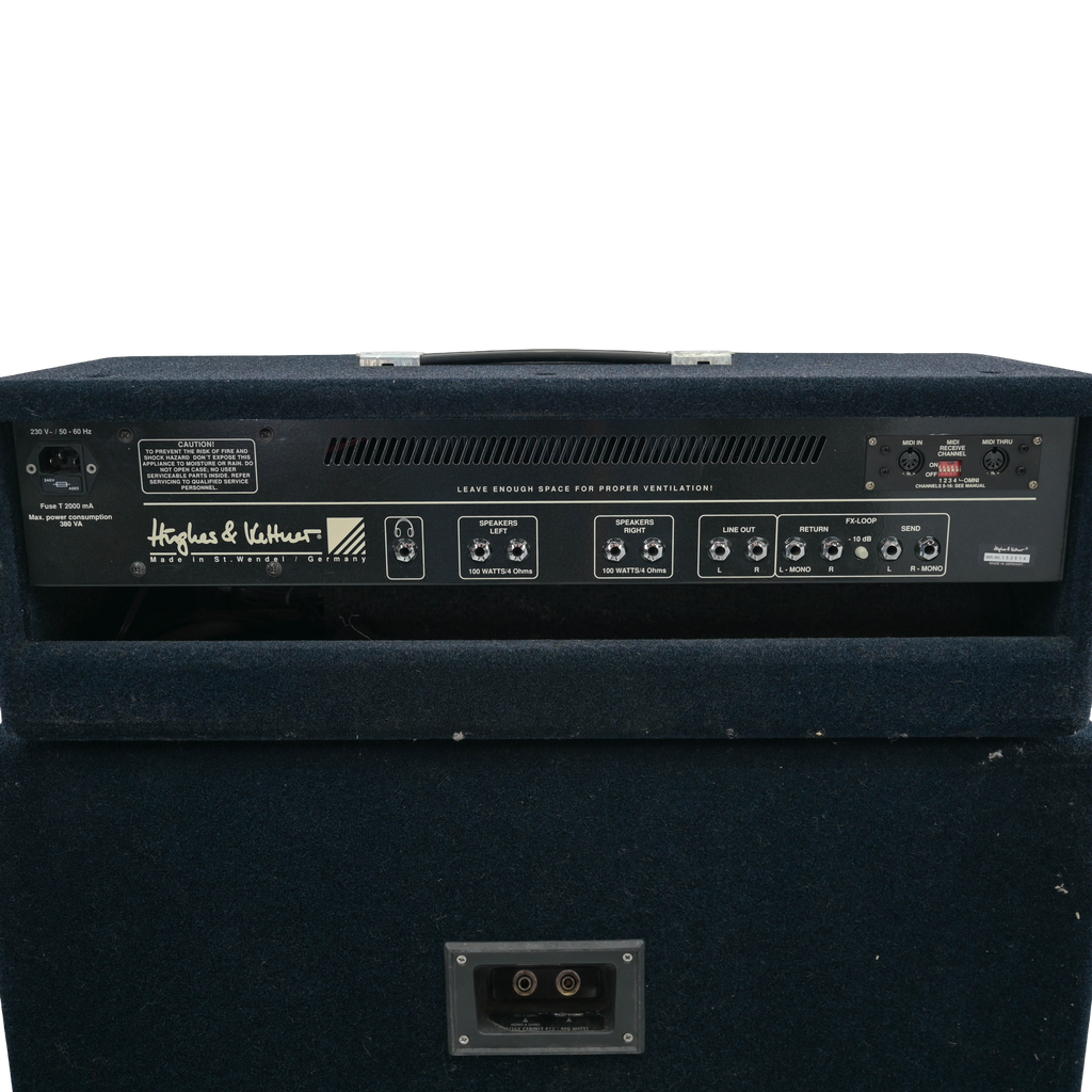 Hughes & Kettner ATTAX 200 Stereo Stack met 4*12" Cabinet