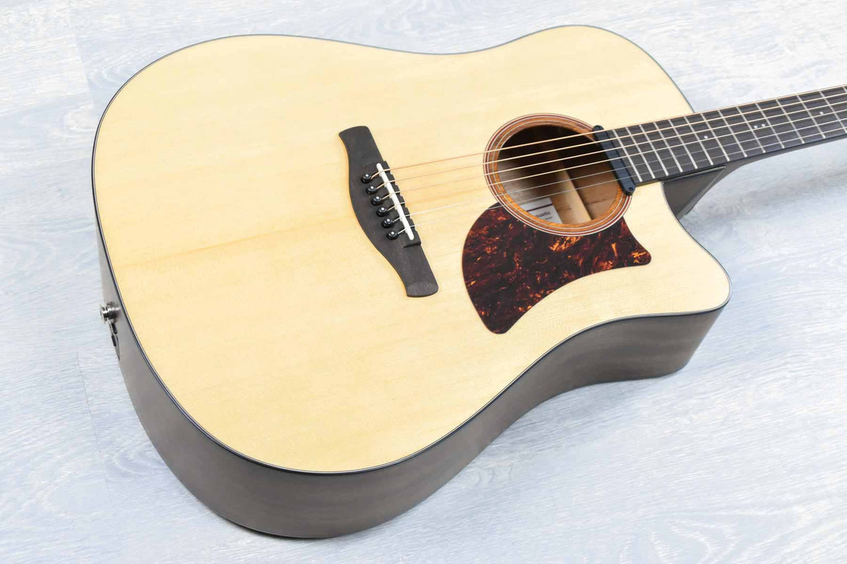 Ibanez AAD170CE-LGS Advanced, Natural Low Gloss Semi-Akoestische Western gitaar