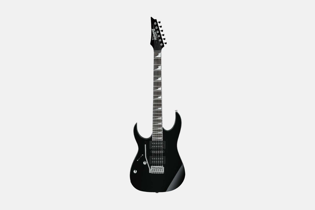 Ibanez GRG170DXL-BKN linkshandige elektrische gitaar zwart
