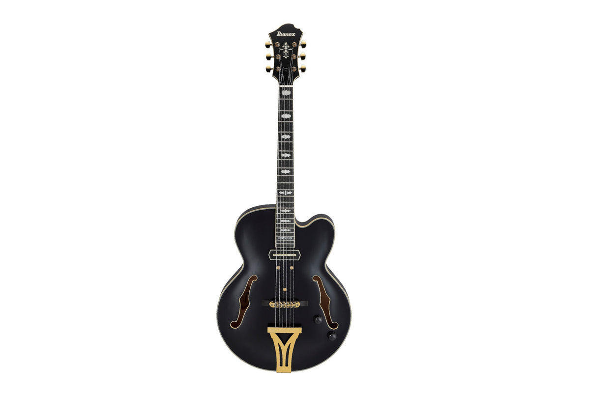 Ibanez PM3C-BKL Black Low Gloss Semi-akoestische gitaar B-stock