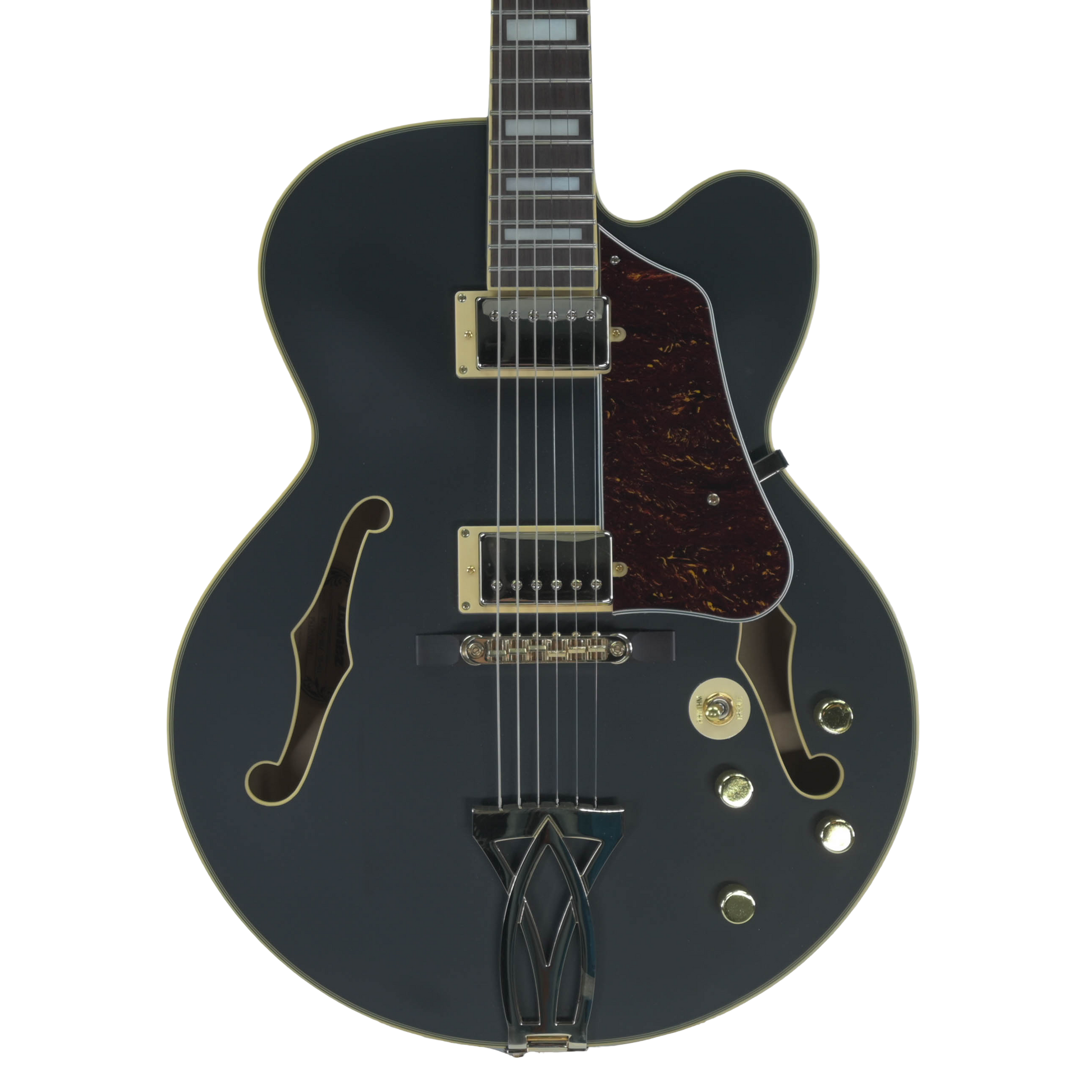 Ibanez AF75G-BKF Mat Zwart Pre-owned