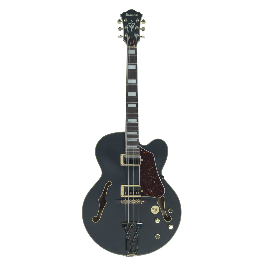 Ibanez AF75G-BKF Mat Zwart Pre-owned