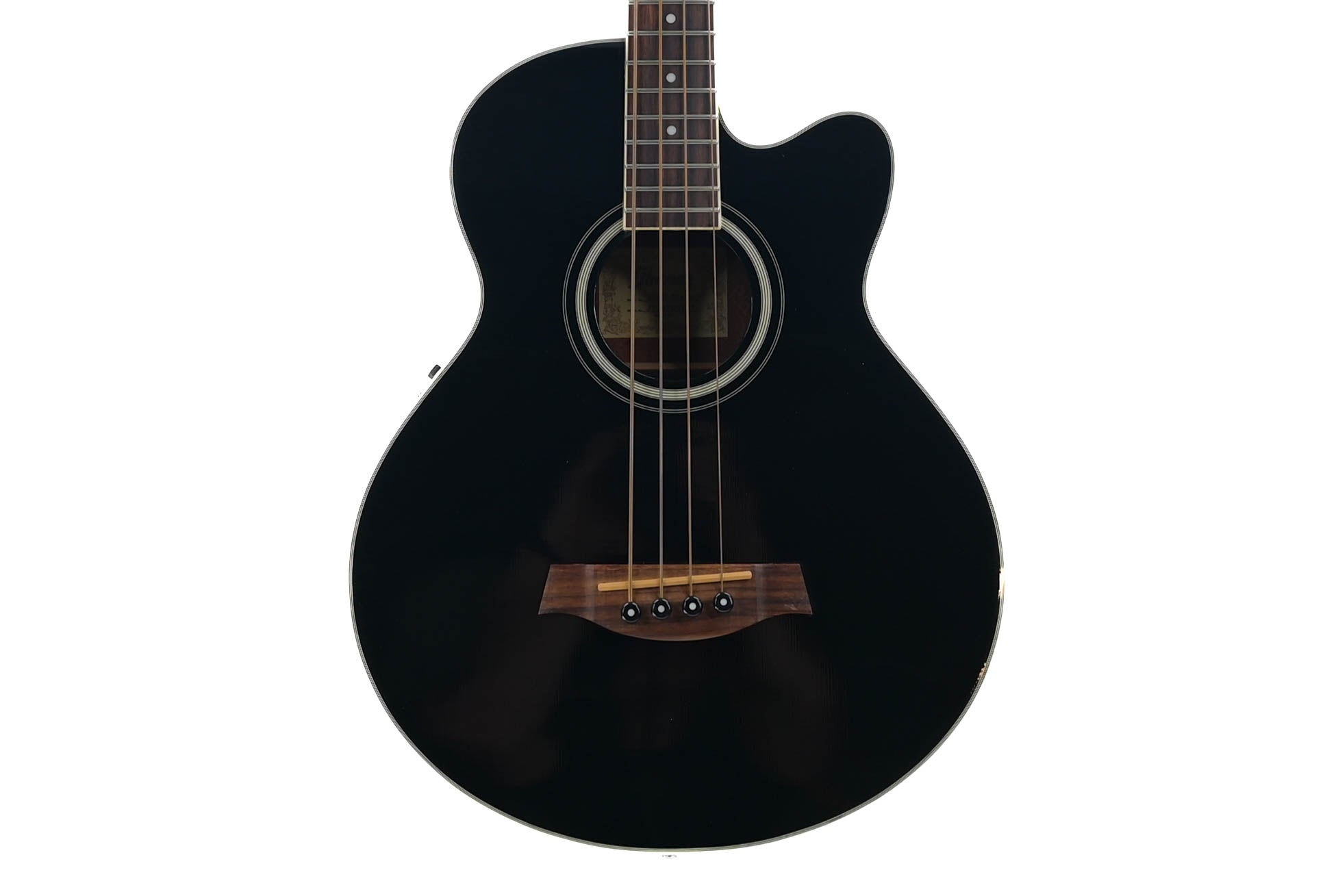 Ibanez AEB8E-BK Akoestische basgitaar