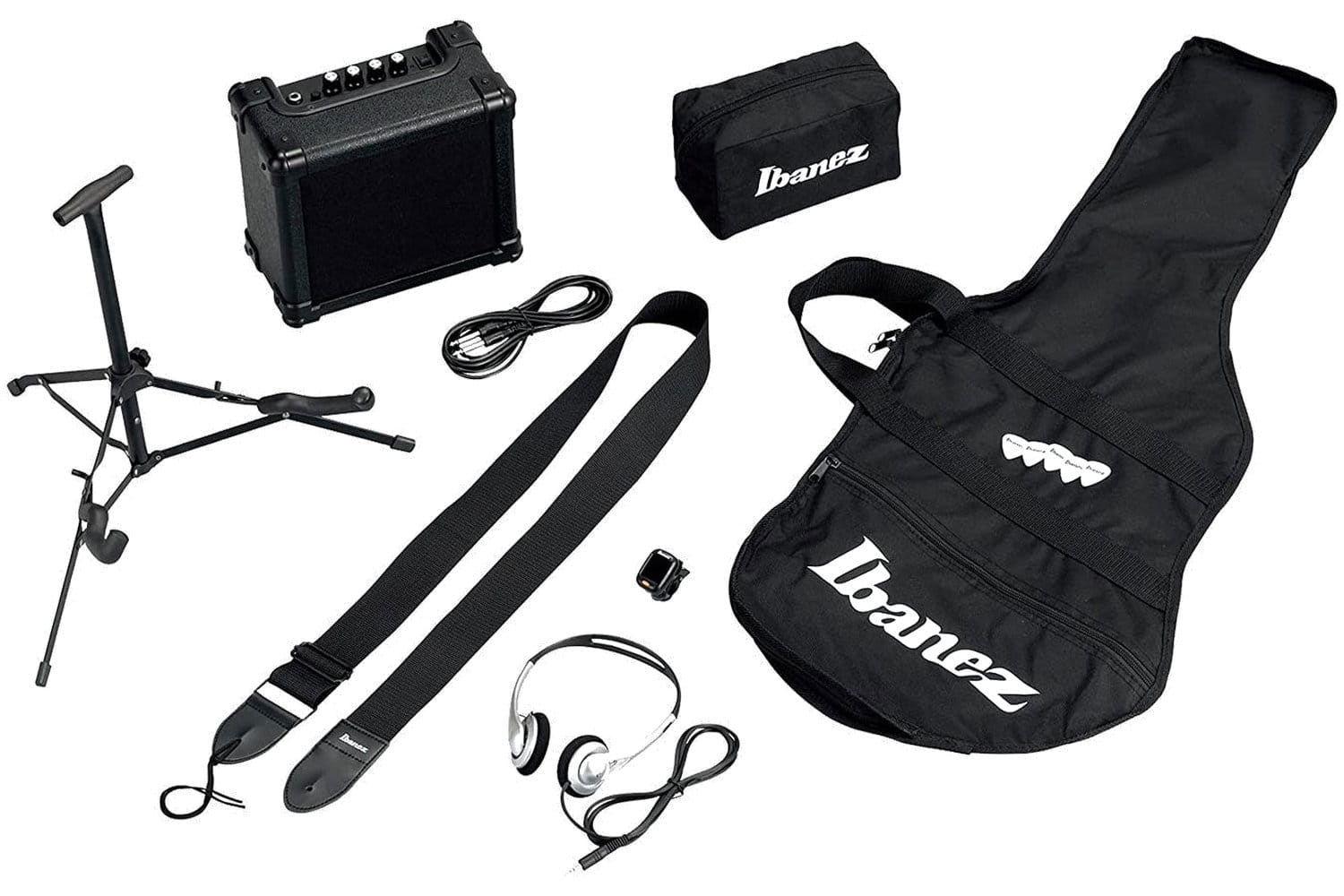 Ibanez IJSR190-BK basgitaar set black