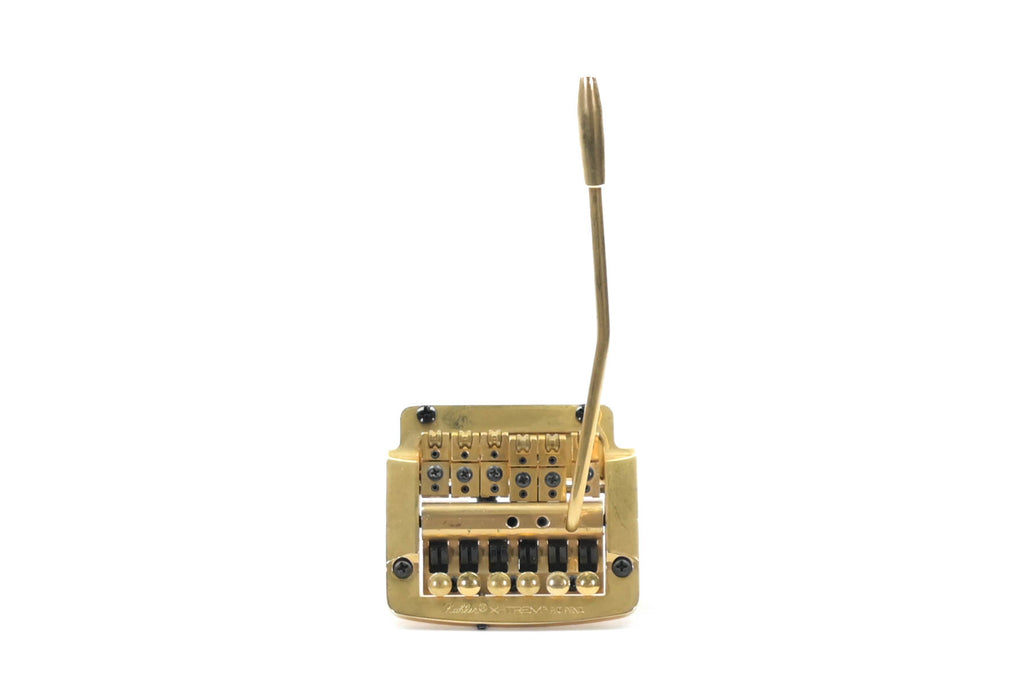 Kahler X-Trem Gold Flat Top, Brass Zadles, Steel Cam