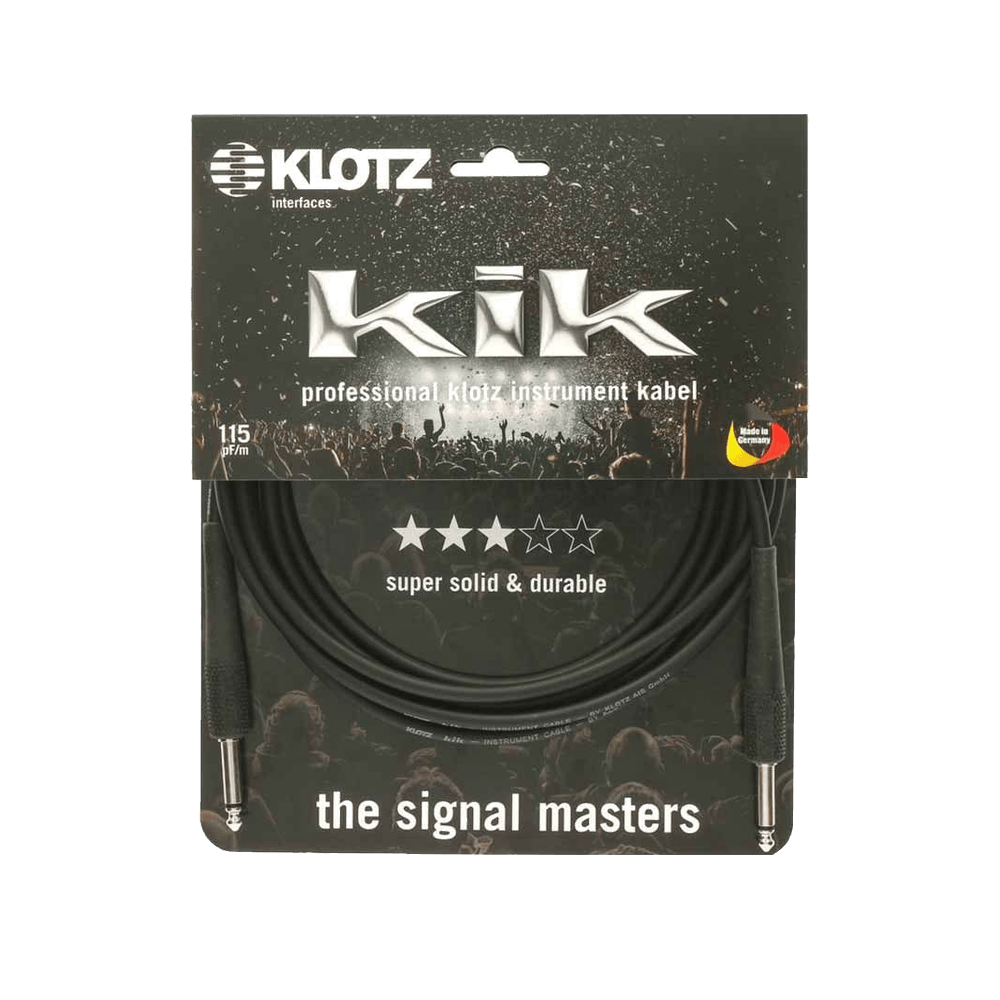 Klotz Zwart Gitaar KIK standaard 3M