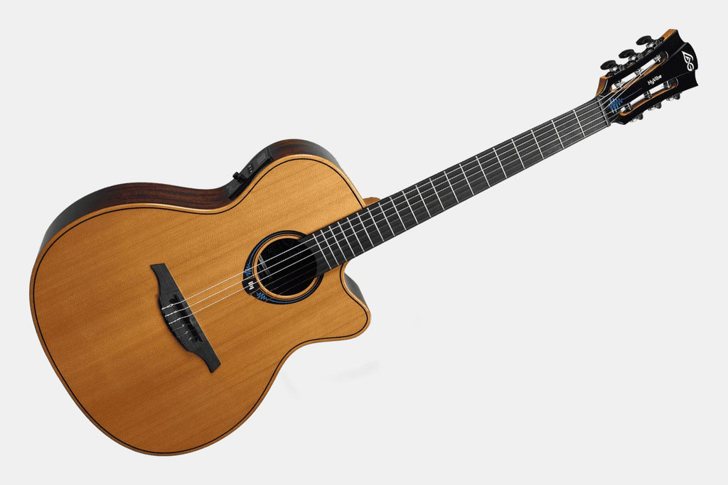 LAG TNHV15ACE -  Hyvibe Classic 15 Tramontane Nylon HyVibe 15 Auditorium Cutaway