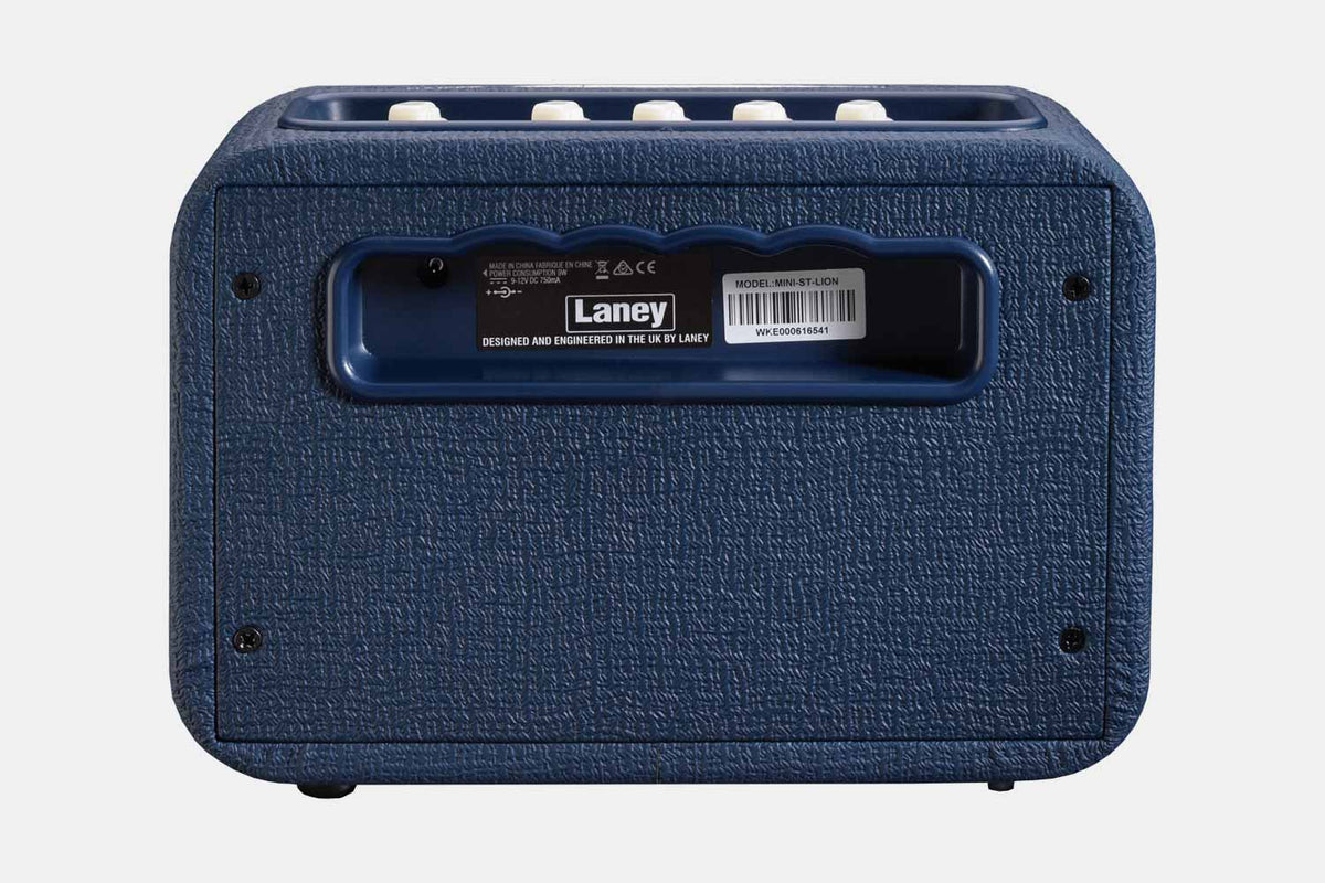 Laney Mini-ST-Lion Blauw - comboversterker Bluetooth &amp; op batterijen