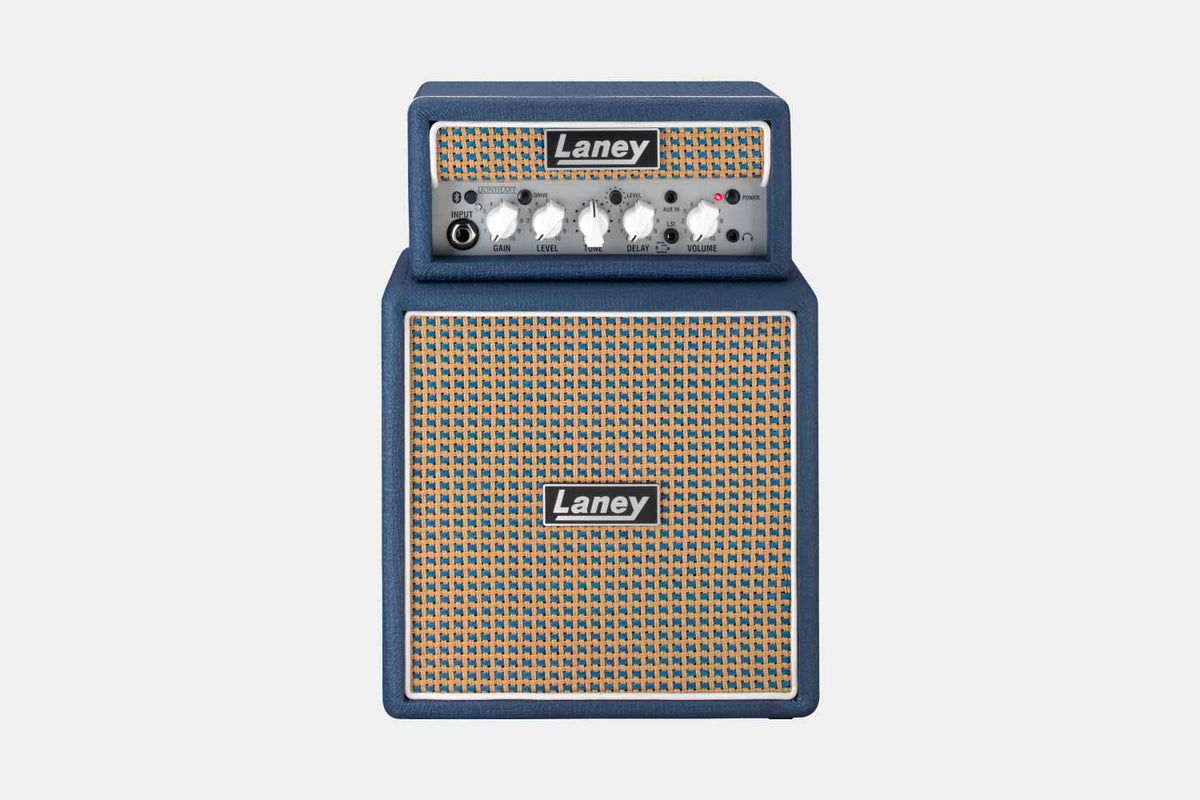 Laney Ministack-Iron Blauw - comboversterker Bleutooth &amp; op batterijen