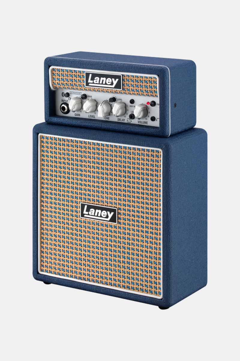 Laney Ministack-Iron Blauw - comboversterker Bleutooth &amp; op batterijen