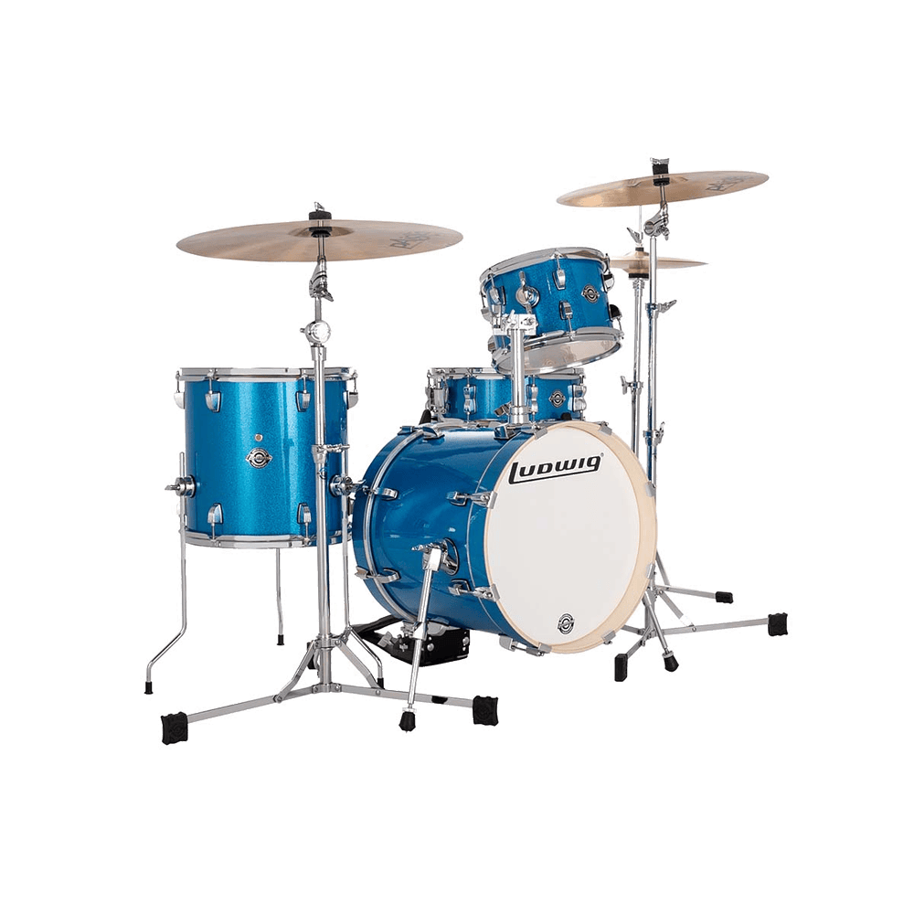 Ludwig LC279Q2DIR Breakbeats Blue Sparkle