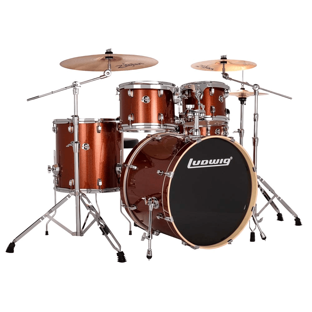 Ludwig LE5220C2DIR 22" Evolution Crimson Sparkle