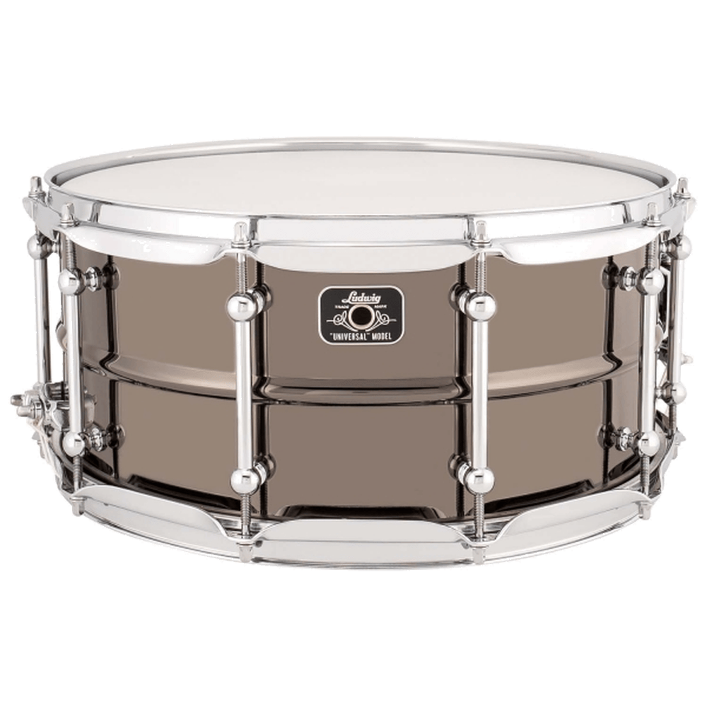 Ludwig LU6514C 6.5x14 Universal Brs W/Chrome