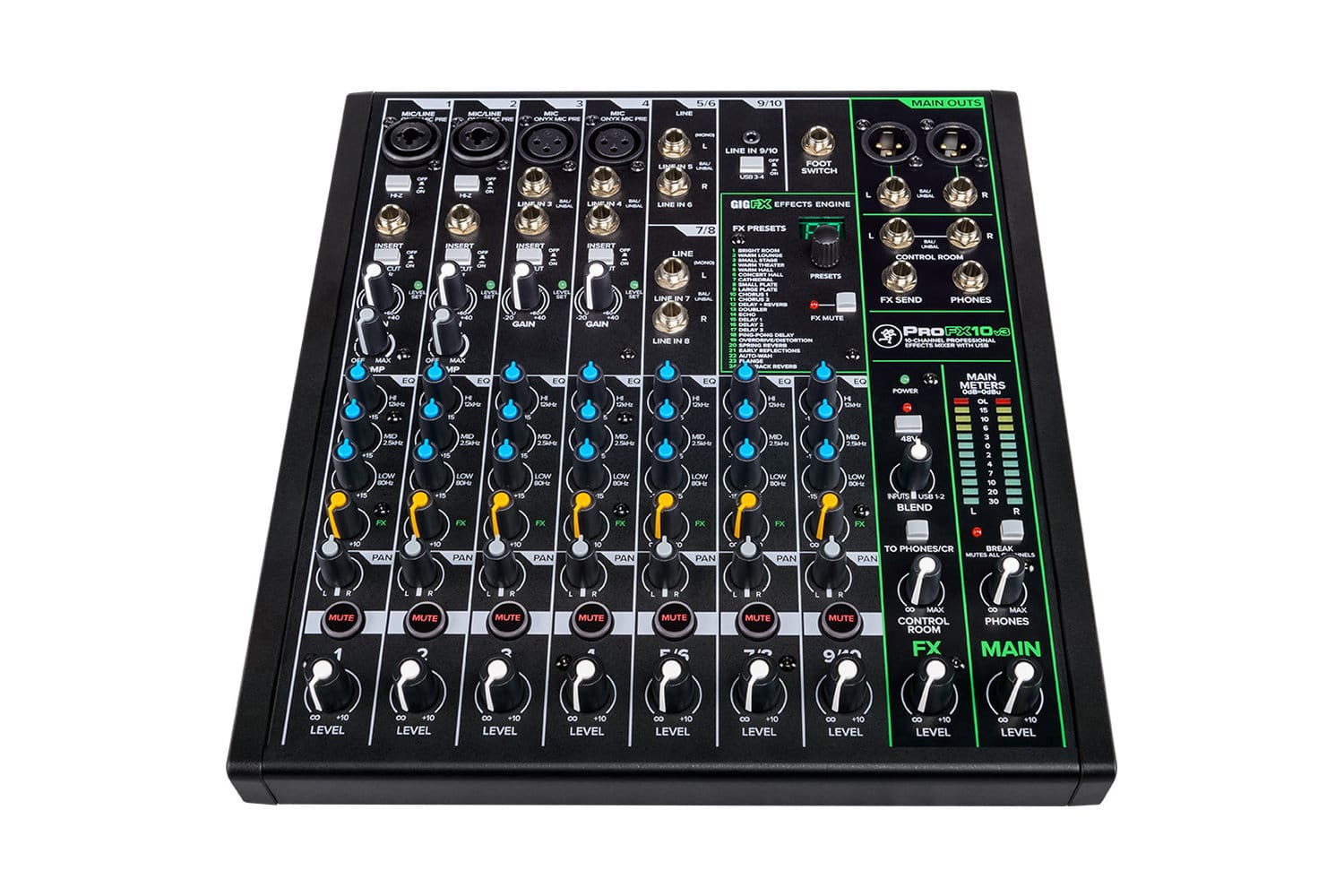 Mackie PROFX10V3 - 10 kanaals Mengpaneel