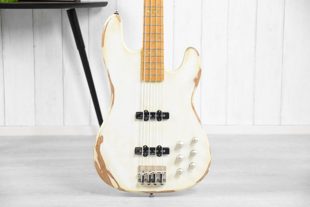 Markbass MB JF1 White Battered 4 VG RW Basgitaar