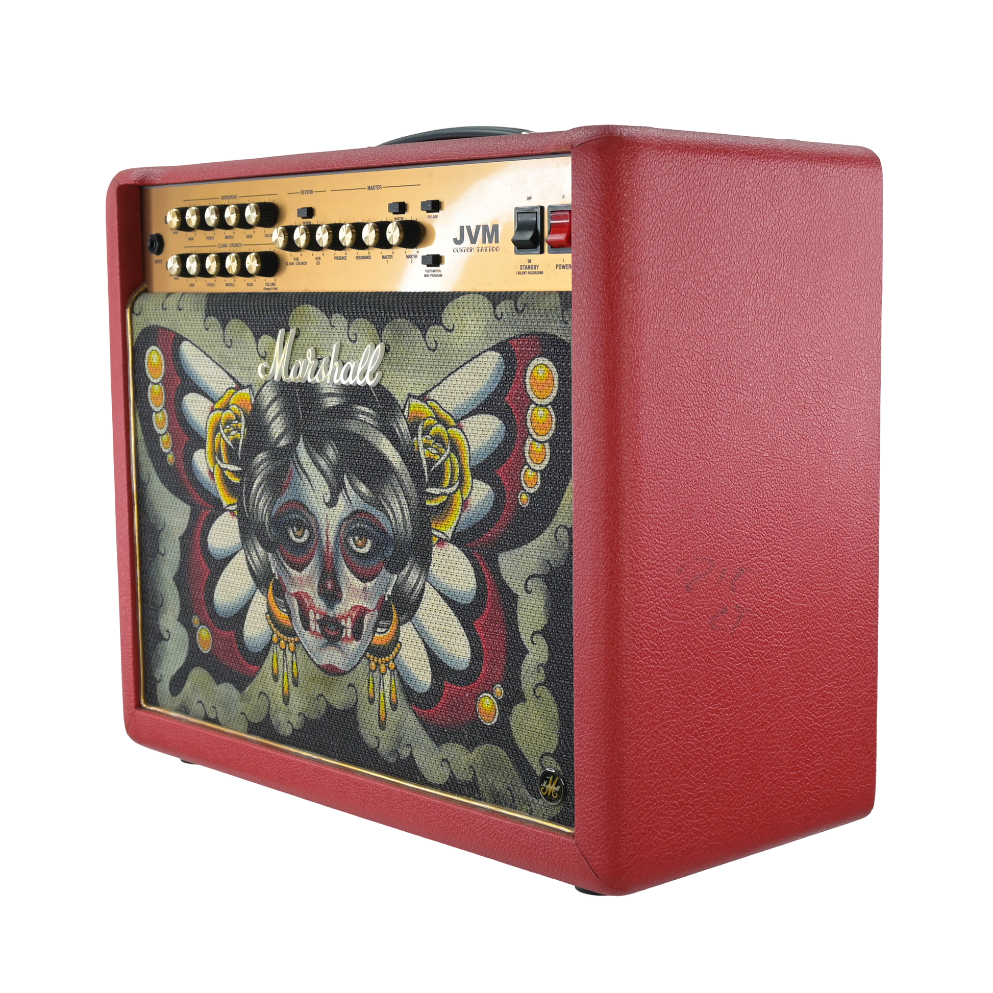Marshall JVM 215 Customshop Tattoo Vicky Morgan