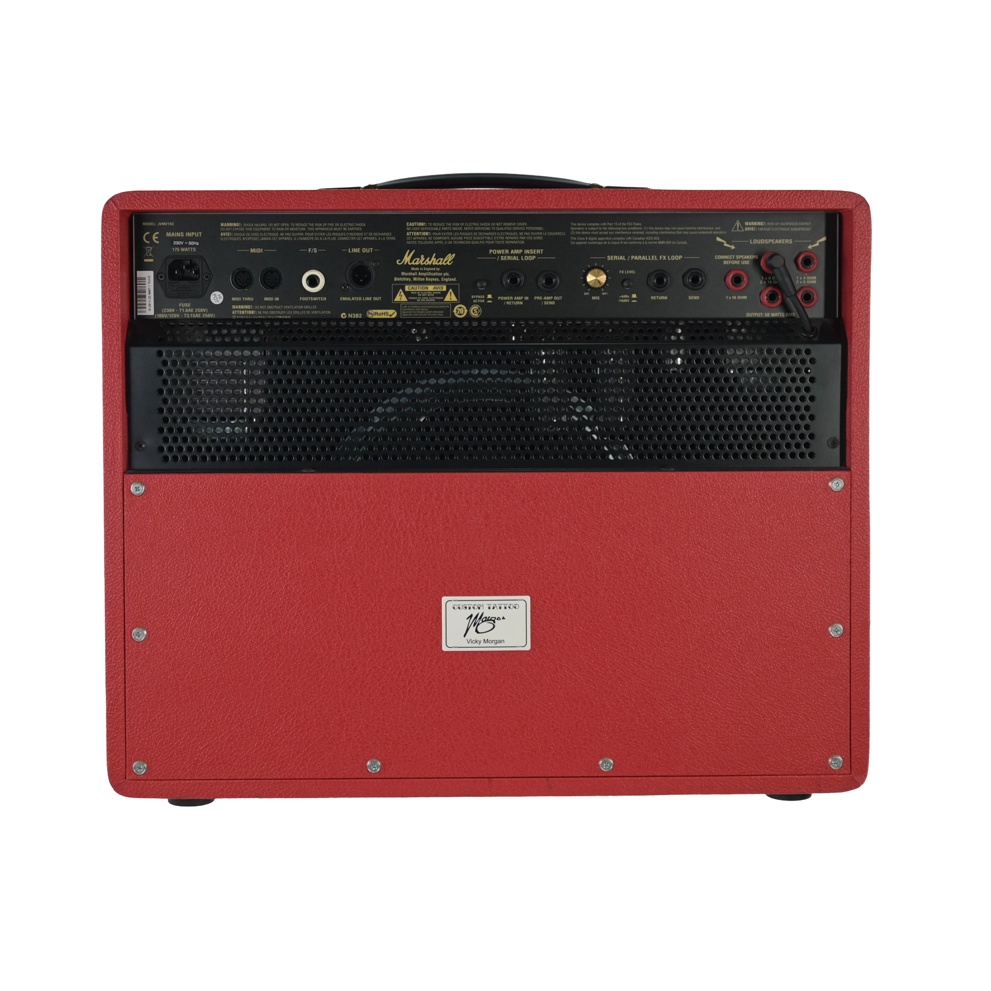 Marshall JVM 215 Customshop Tattoo Vicky Morgan