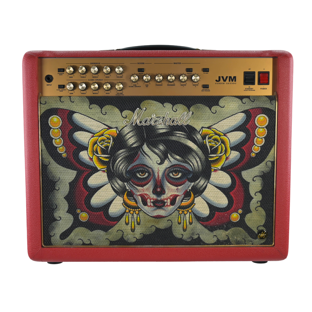 Marshall JVM 215 Customshop Tattoo Vicky Morgan