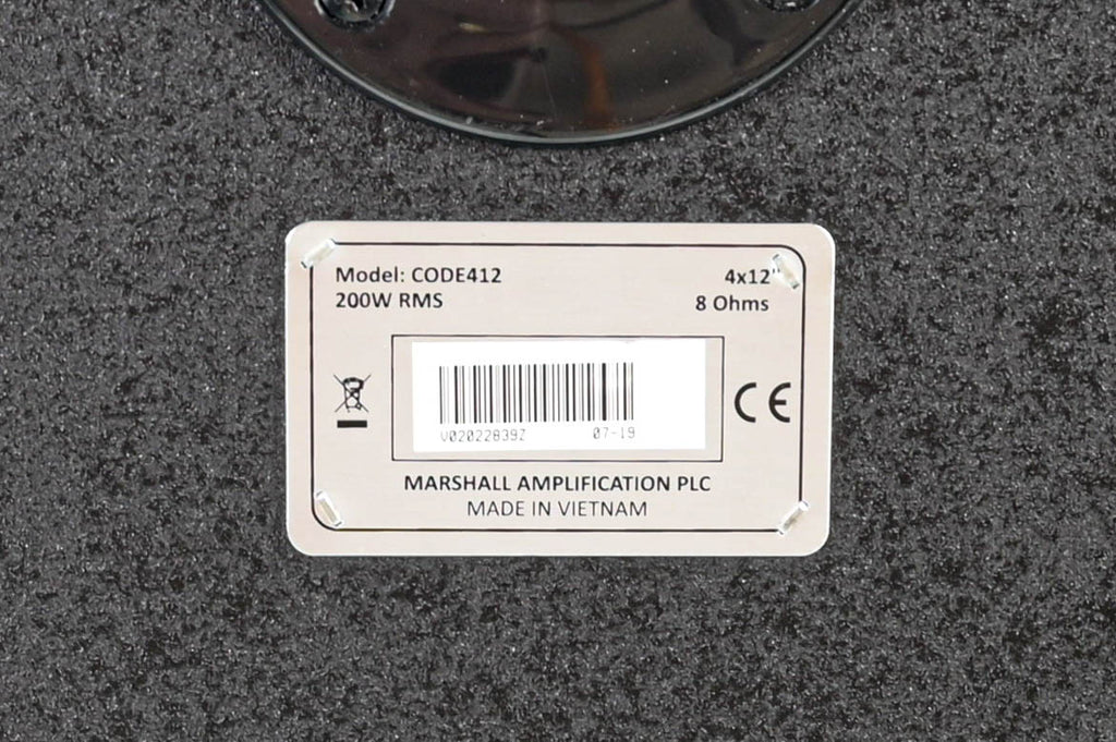Marshall code 412