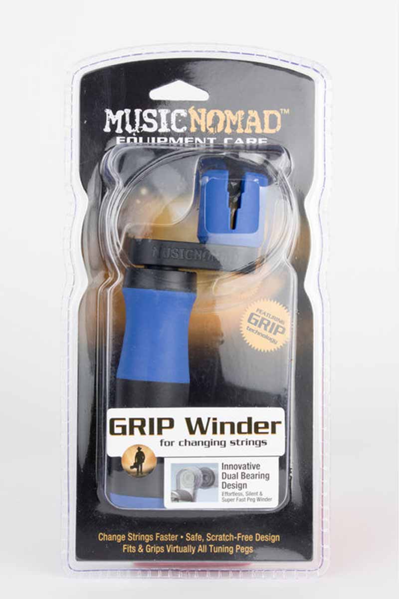 Music Nomad GRIP Winder - Rubber Lined, Dual Bearing Peg Winder - MN221 (5482784981156)