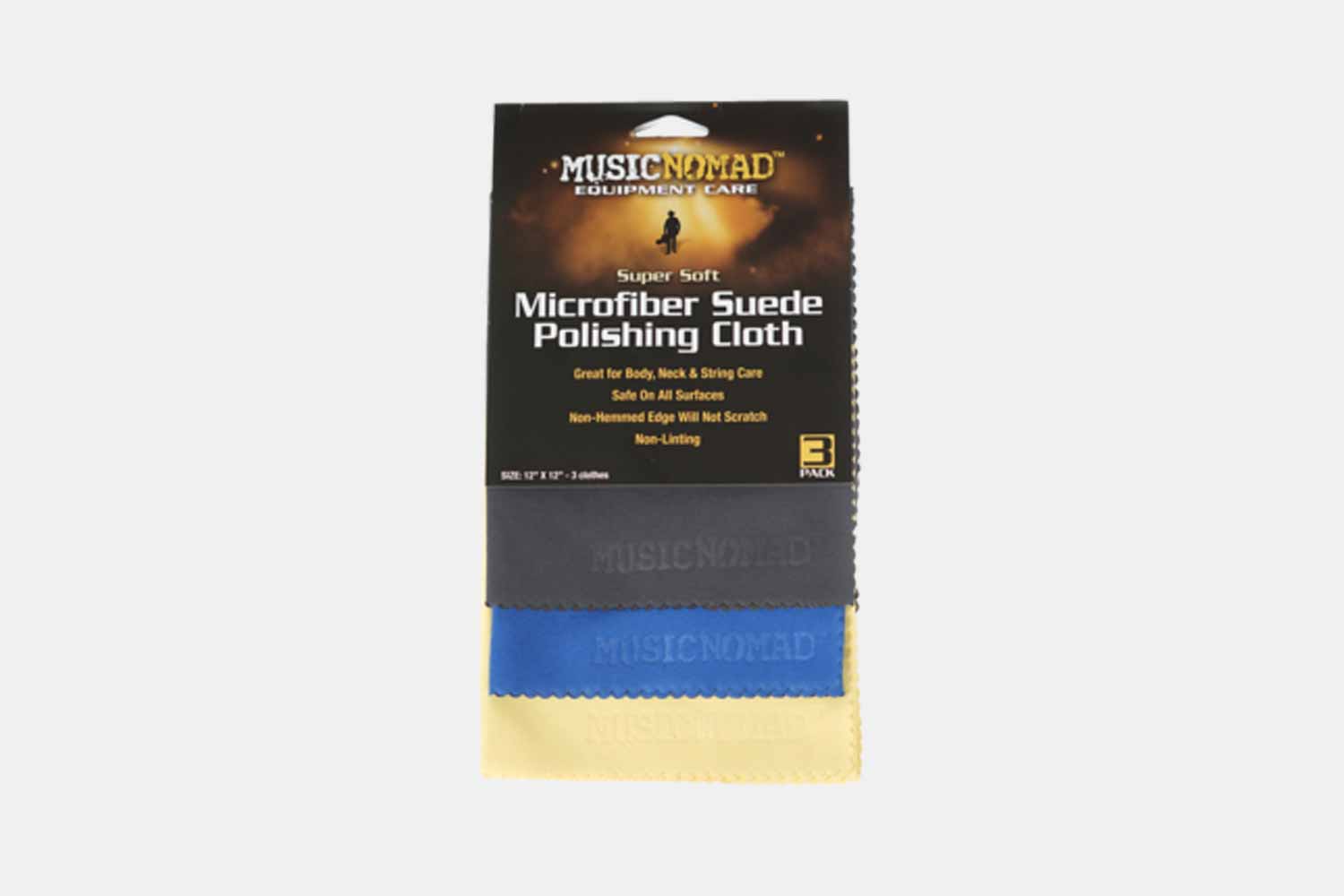 Music Nomad Microfiber Suede Polishing Cloth Pak - MN203 (5482336583844)