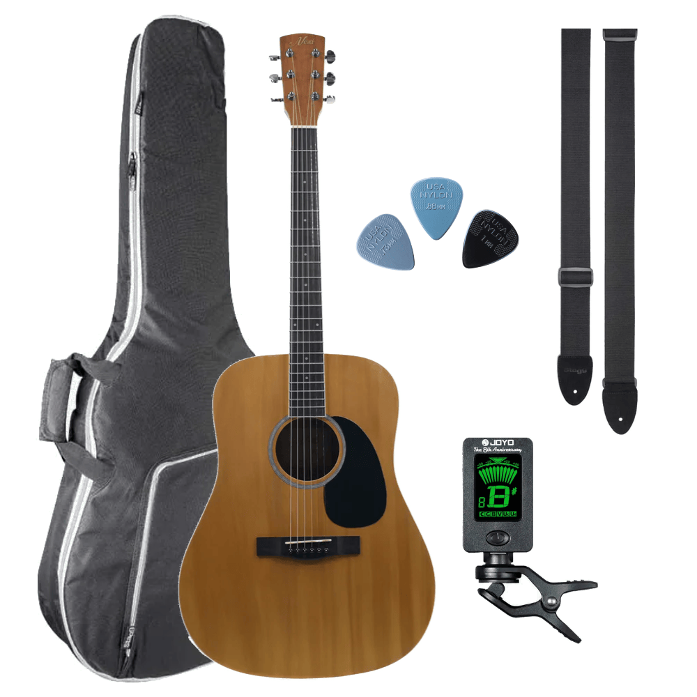 NX Akoestische Gitaar Naturel Essentials Pakket