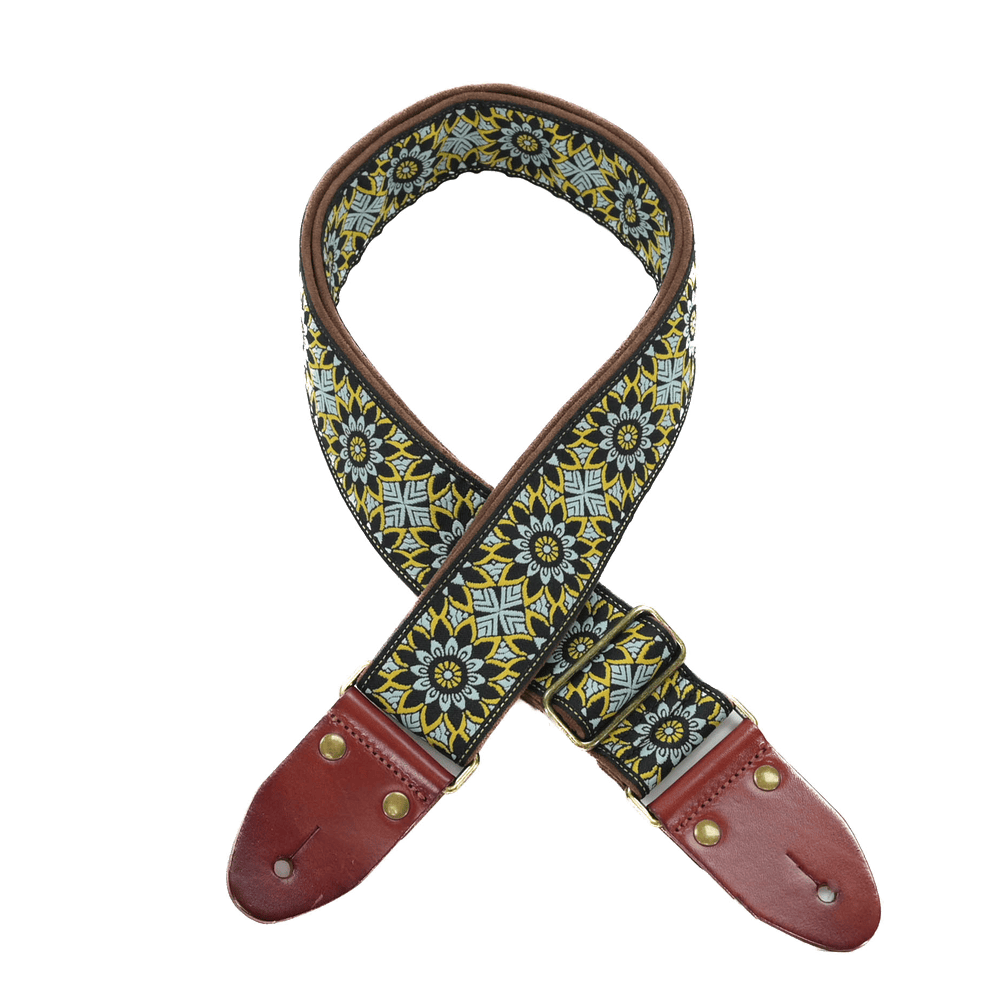 NX Gitaarband BWS300 Blue Golden Bloom