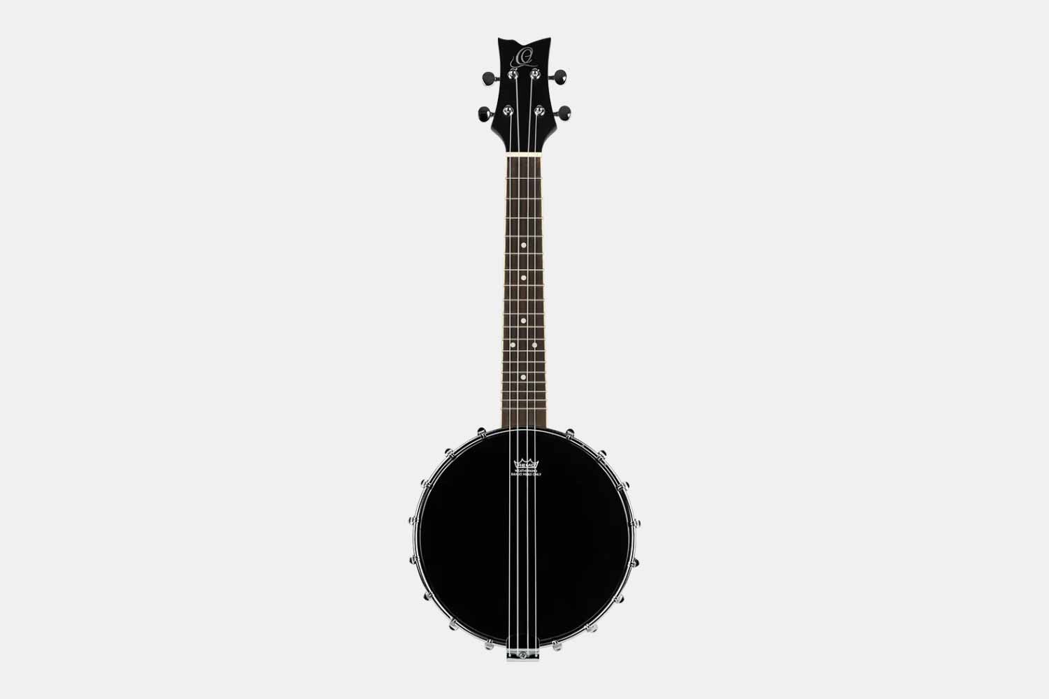 Ortega OUBj100-SBK 4-string Banjo ukelele Black