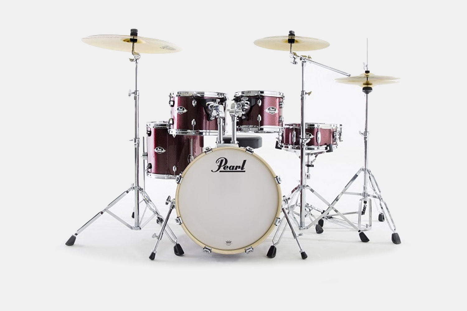 Pearl Export EXX705NBR/C704 Black Cherry Glitter drumstel