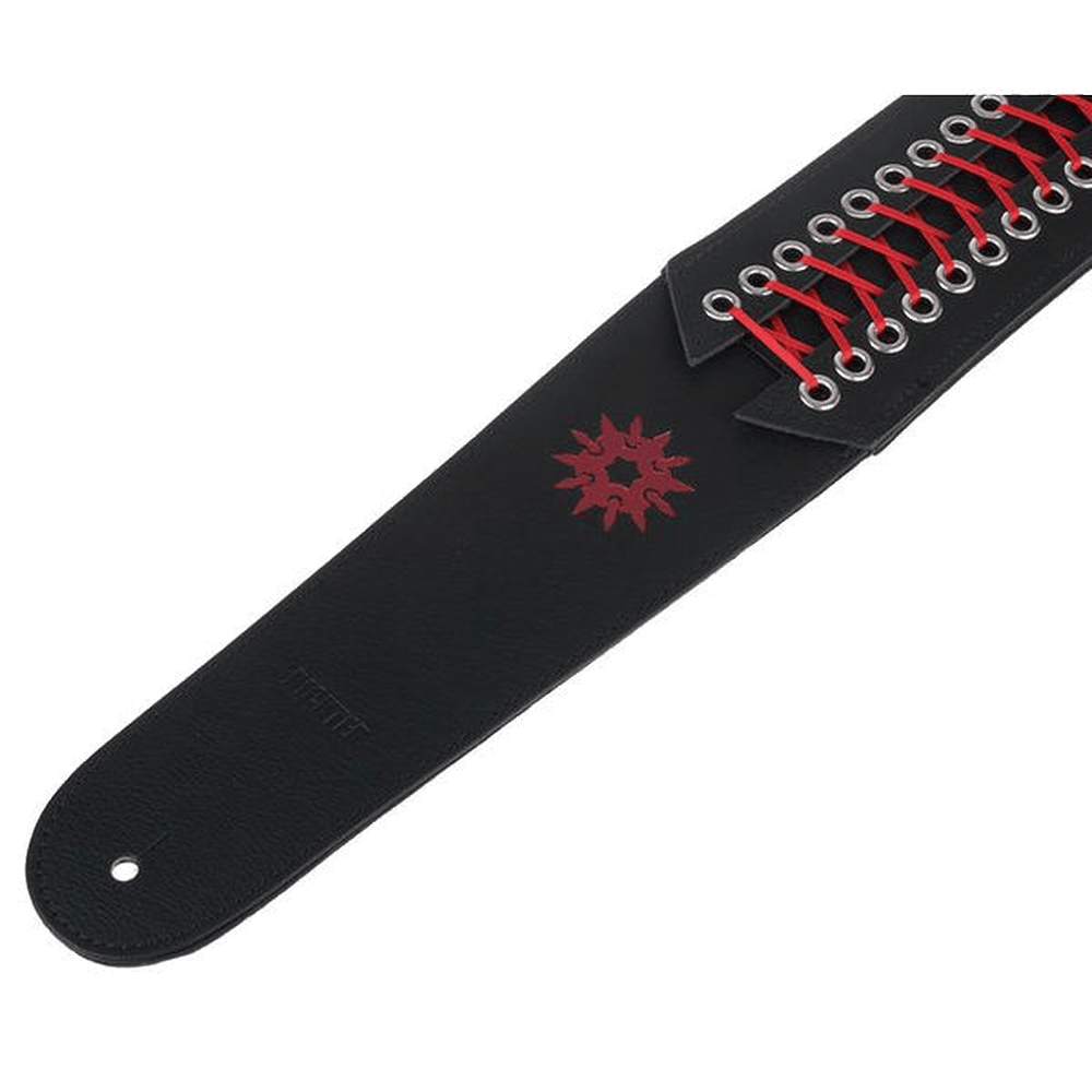 RICHTER Paul Landers Signature Guitar Strap Black / Red - 1628