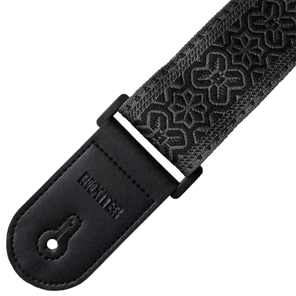 RICHTER Retro Guitar Strap Black / Anthracite - 1955