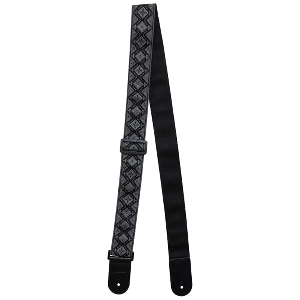RICHTER Retro Guitar Strap Black / Grey - 1865