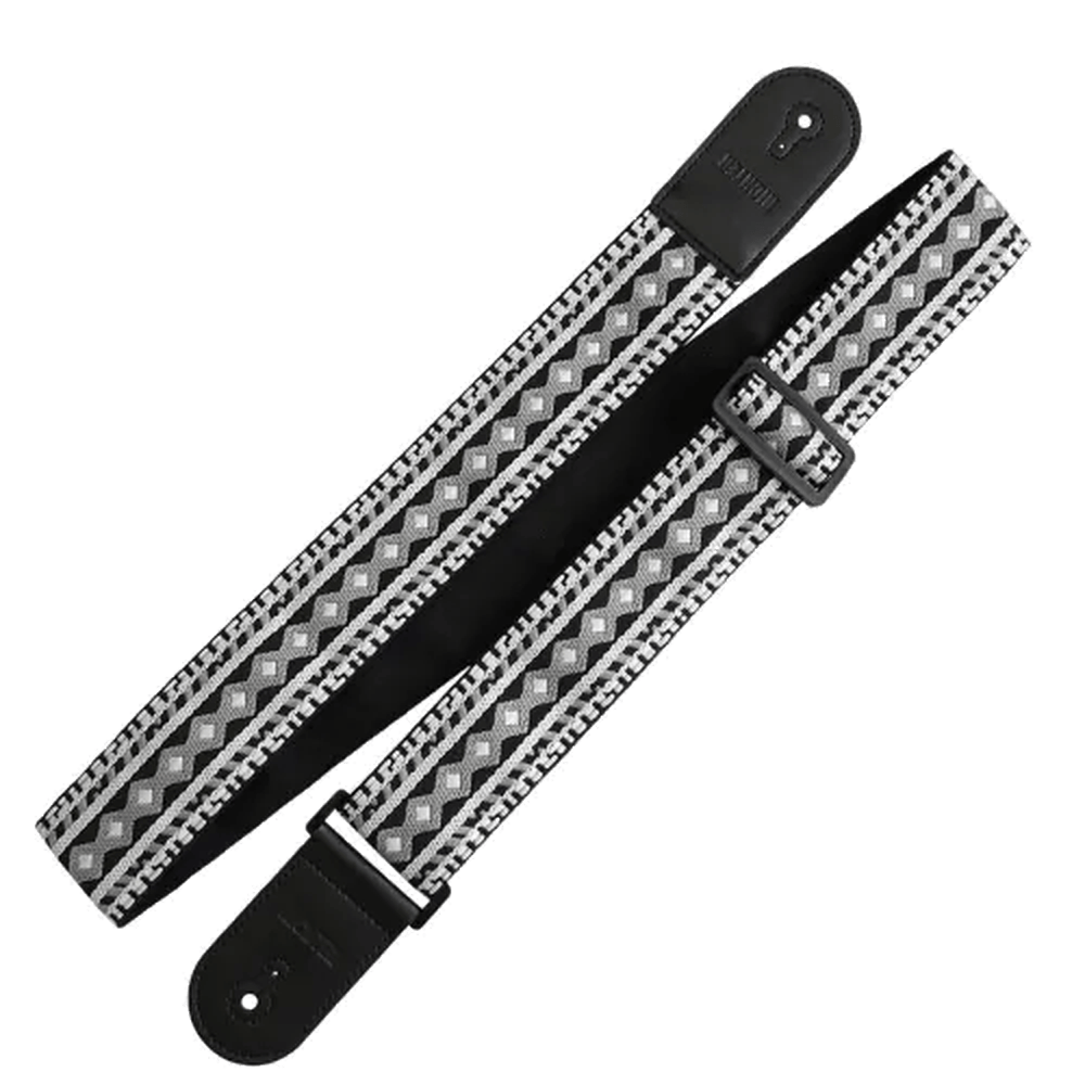 RICHTER Retro Guitar Strap Black / White - 1770