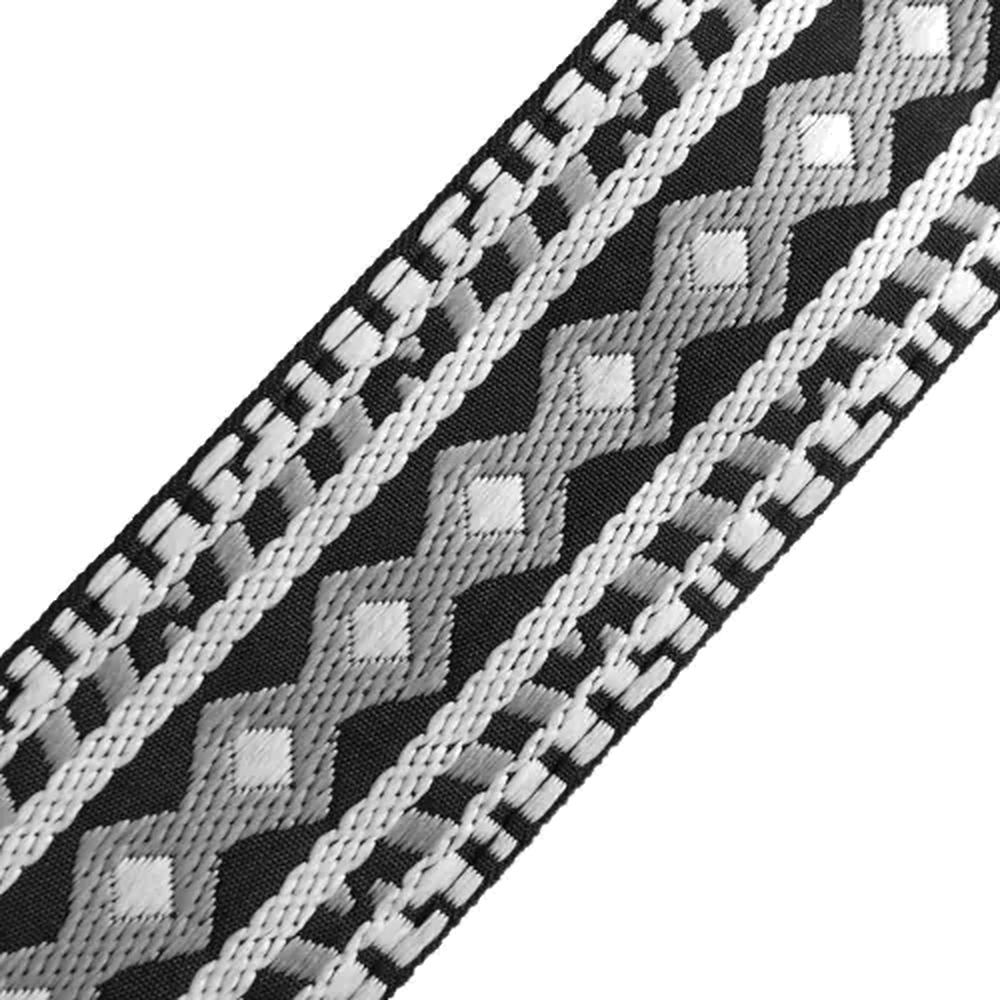 RICHTER Retro Guitar Strap Black / White - 1770