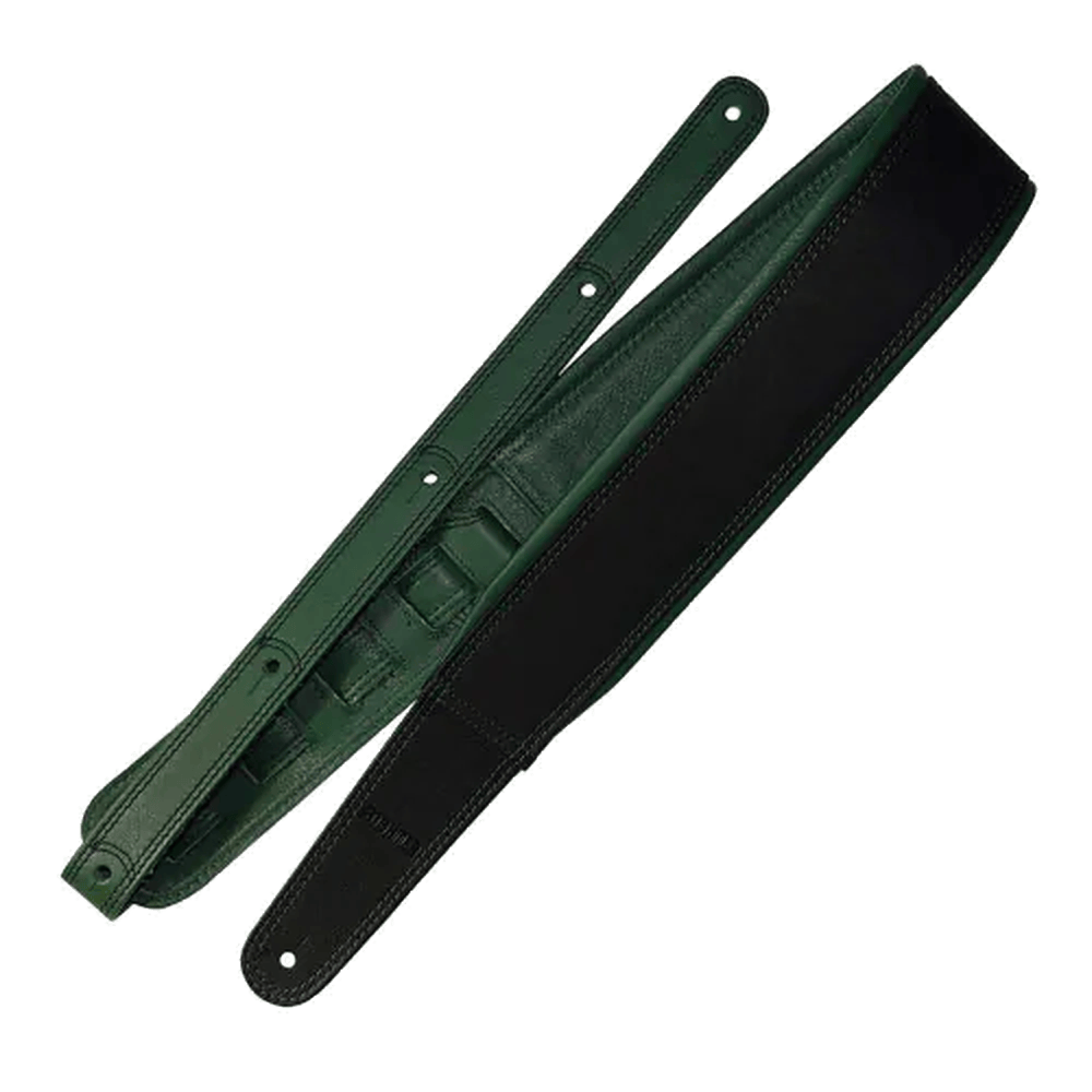 RICHTER Springbreak I Nappa Guitar Strap Black / Olive - 1711