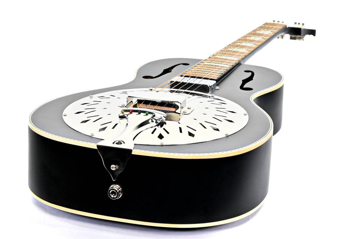 Recording King RPH-R2-E-MBK Resonator Gitaar Occasion