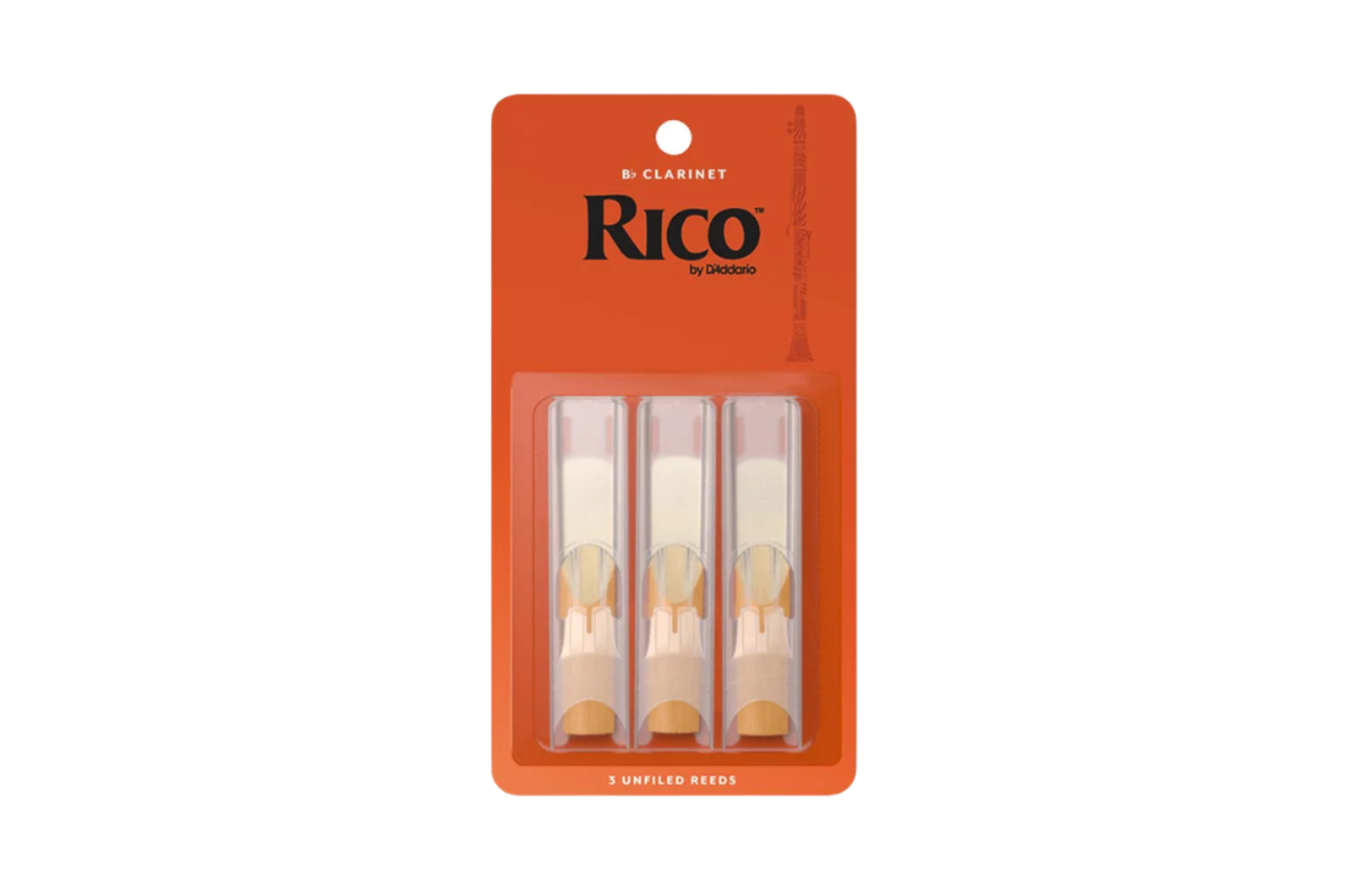 D'Addario Woodwinds 2,5 Rico Klarinet 3-Pack
