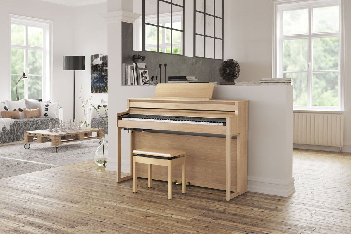 Roland HP704-LA Digitale Piano Light Oak