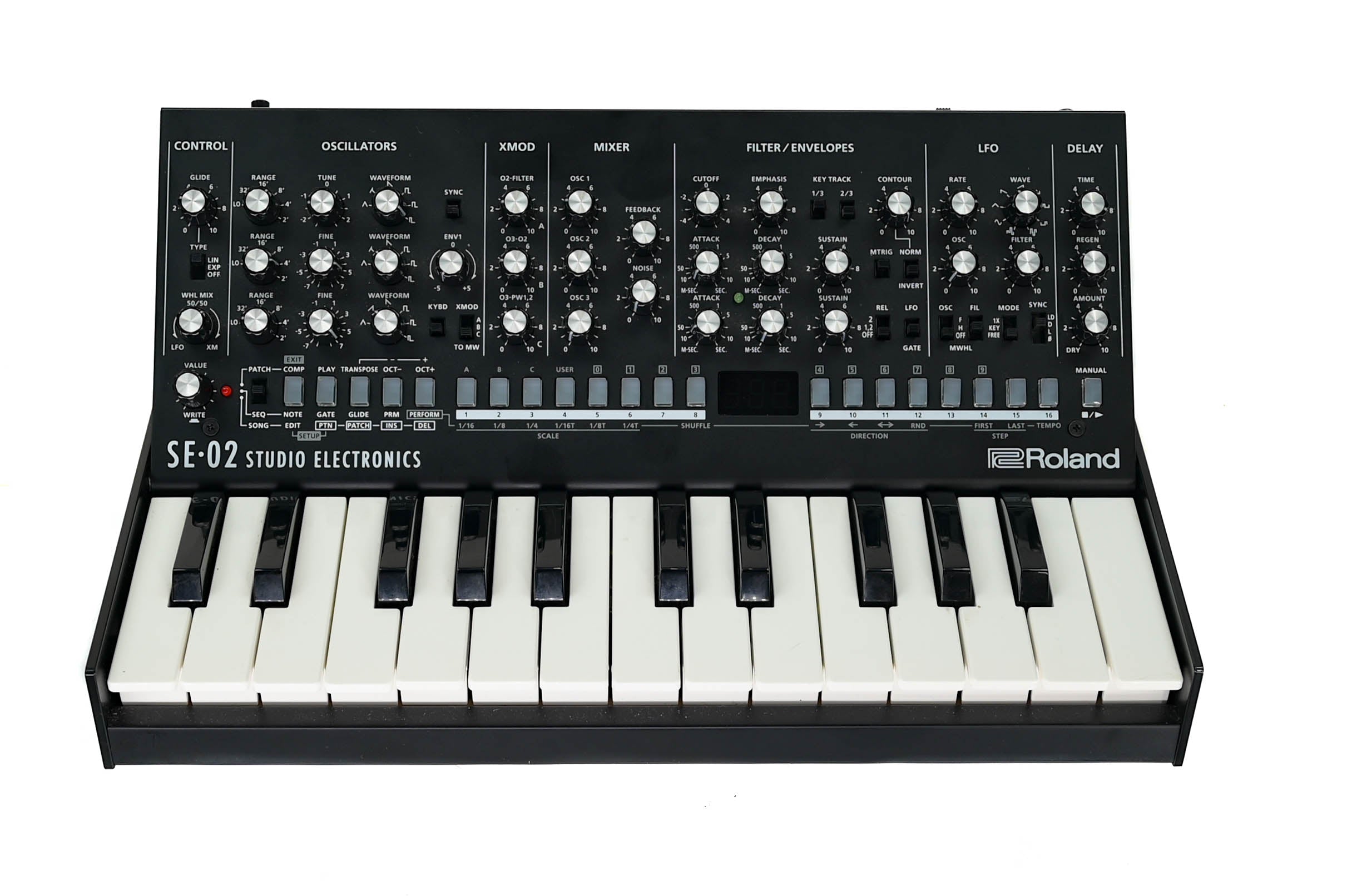鍵盤楽器 Roland SE-02 + K-25M Roland SE-02 met K-25M keyboard kopen – analoge synthesizer module