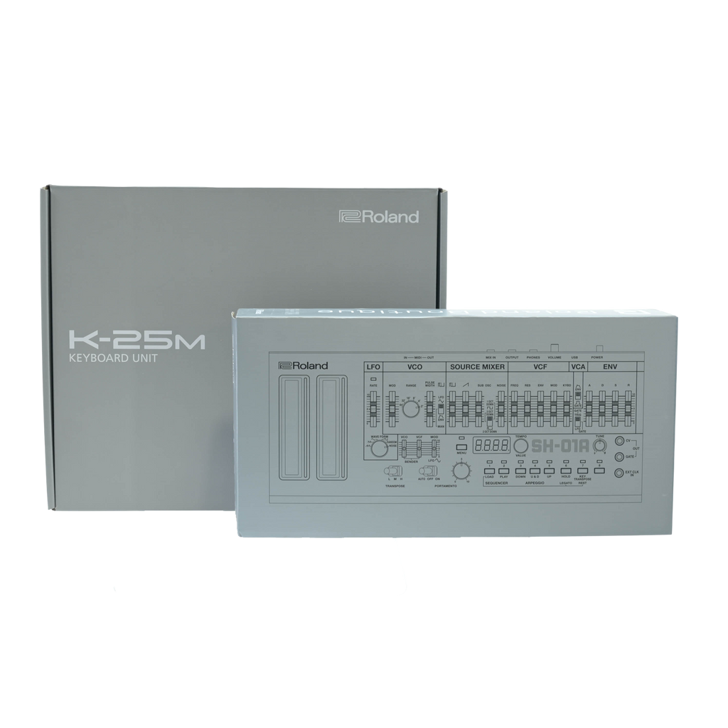 Roland SH-01A inclusief K-25M Keyboard unit