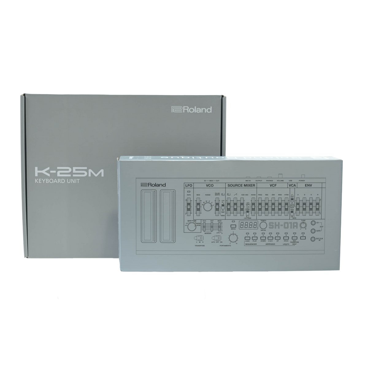 Roland SH-01A inclusief K-25M Keyboard unit