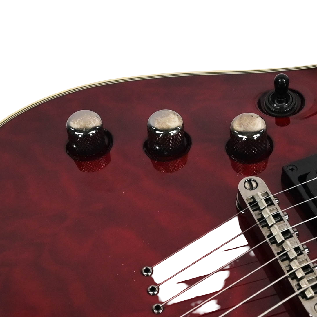 Schecter Omen Extreme 6 Black cherry linkshandig  2019
