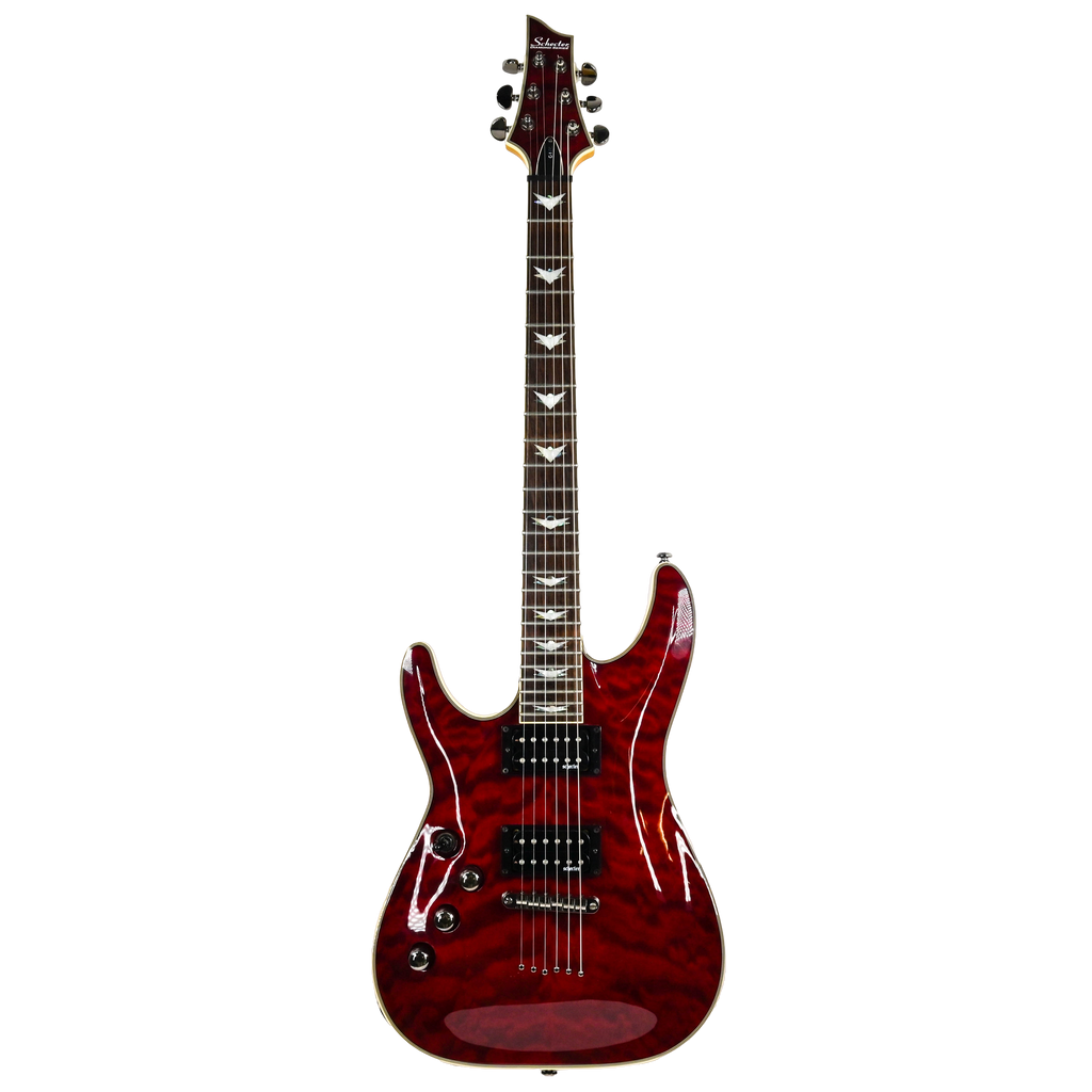 Schecter Omen Extreme 6 Black cherry linkshandig  2019