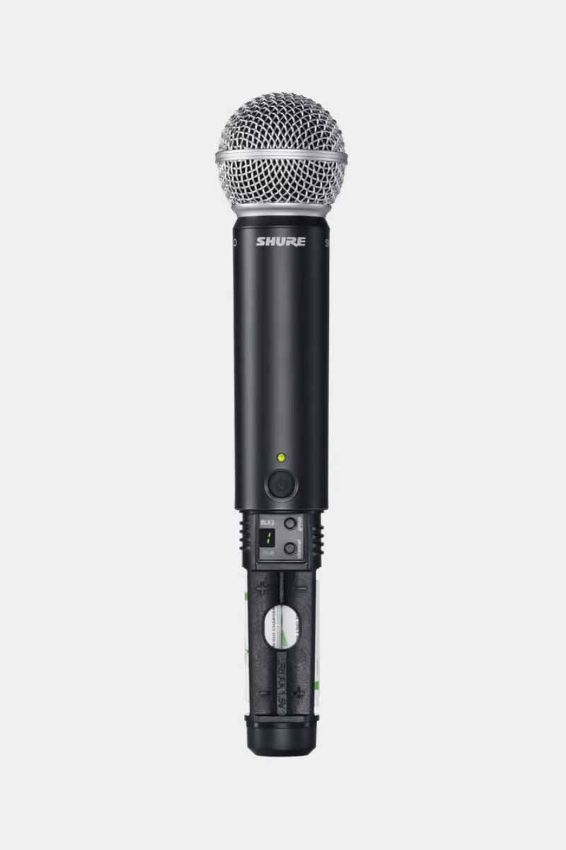 Shure BLX24-SM58 draadloze handheld microfoon